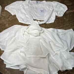 White princess polly two piece set